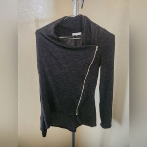 Maurices Long Sleeve Pullover Top With Zipper